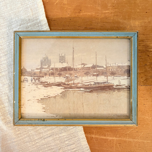 Canvas print - The cellist