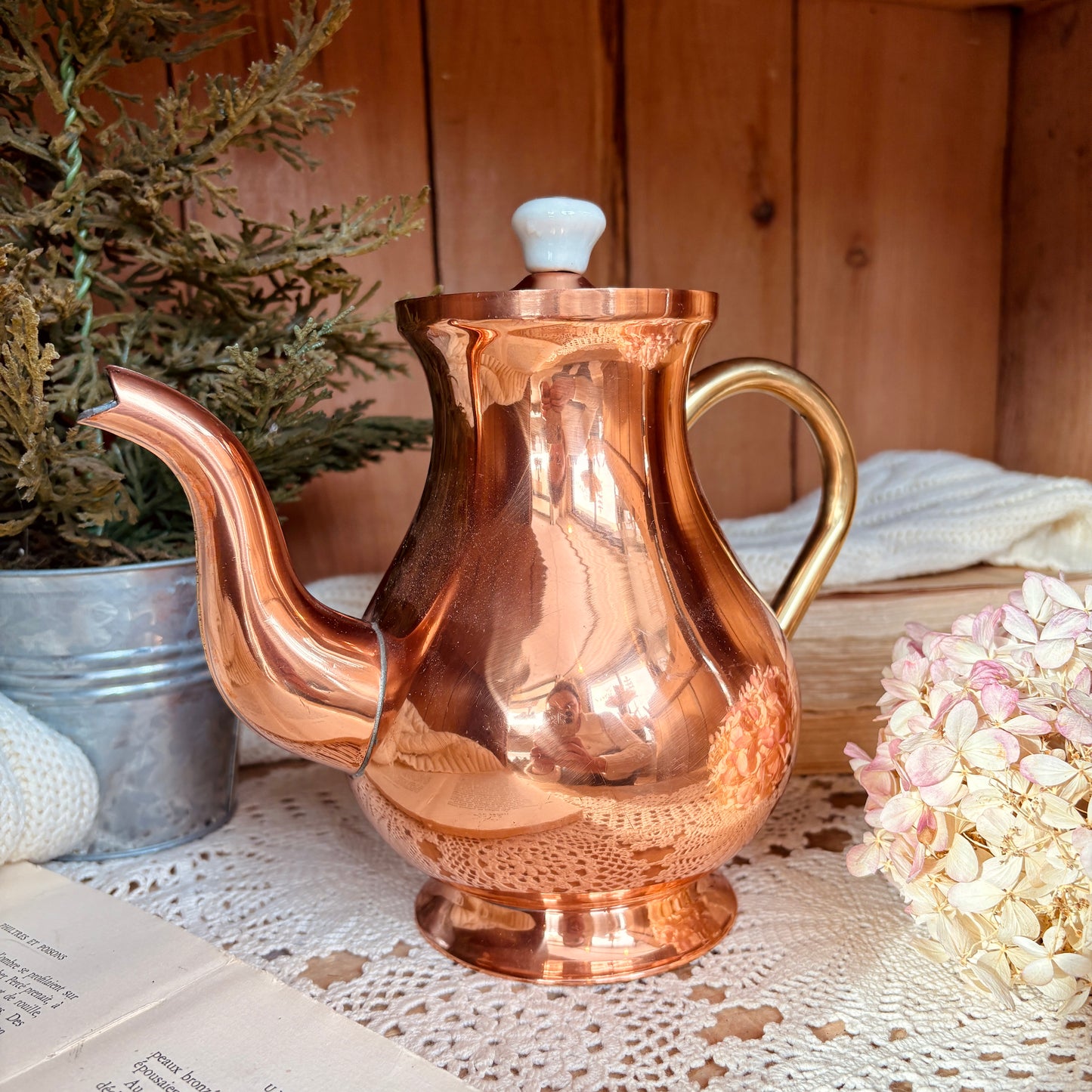 Copper teapot