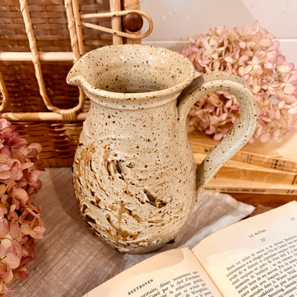 Stoneware pitcher