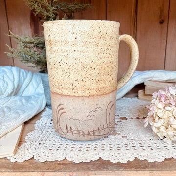 Artisanal milk sack pot