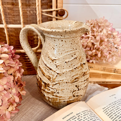 Stoneware pitcher