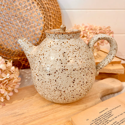 Stoneware teapot