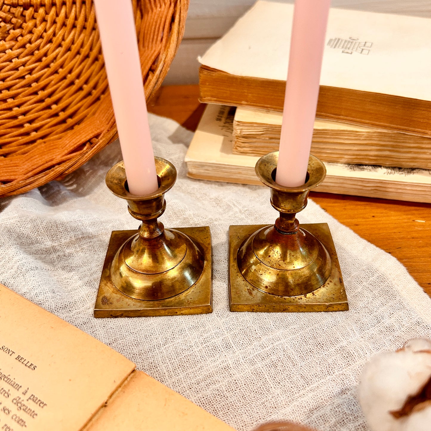 Brass candlestick