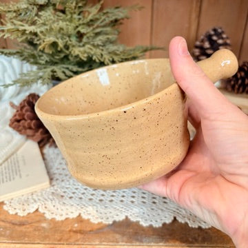 Bol en grès artisanal