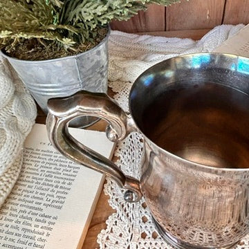 Tasse en argent plaqué