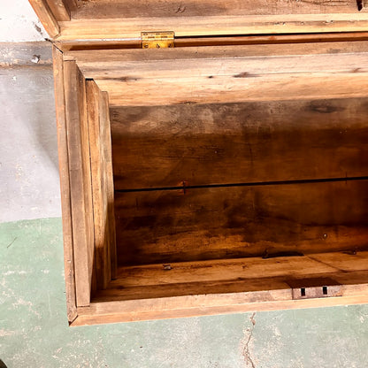 Natural antique chest