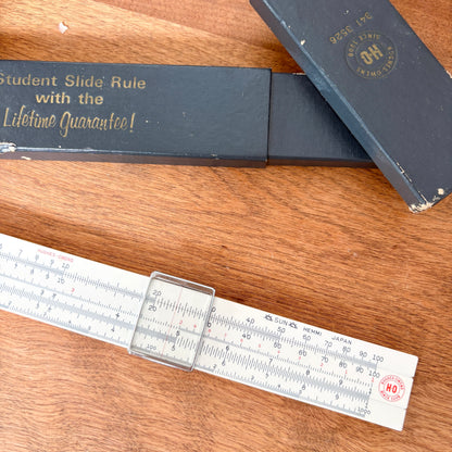 Règle à calcul 1960s
