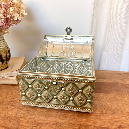 Coffre en métal allemand