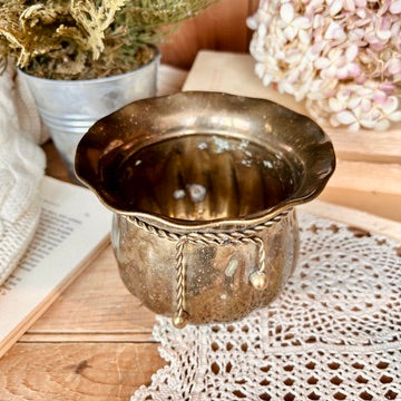 Small brass pot