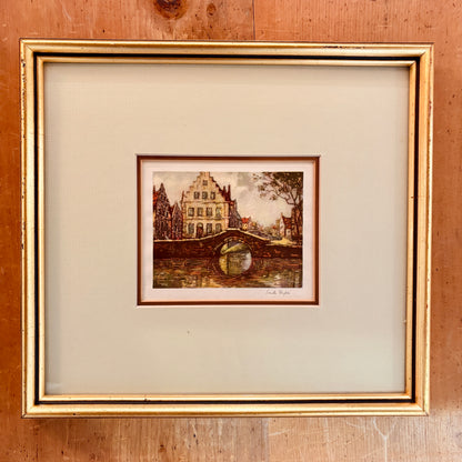 Vintage frame - Bruges