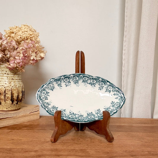 Assiette ovale antique