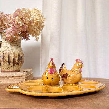 Ceramic egg tray