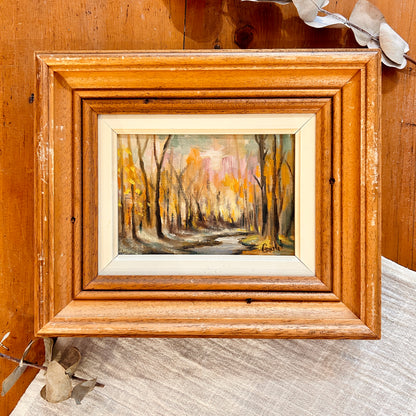 Vintage frame - At the edge of the woods