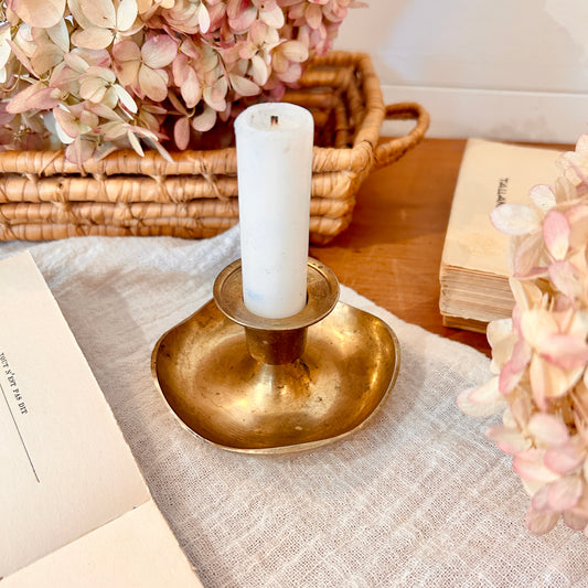 Brass candlestick