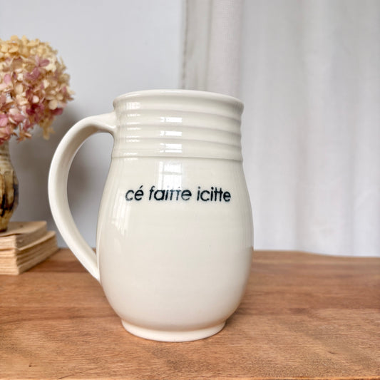 Grande tasse artisanale