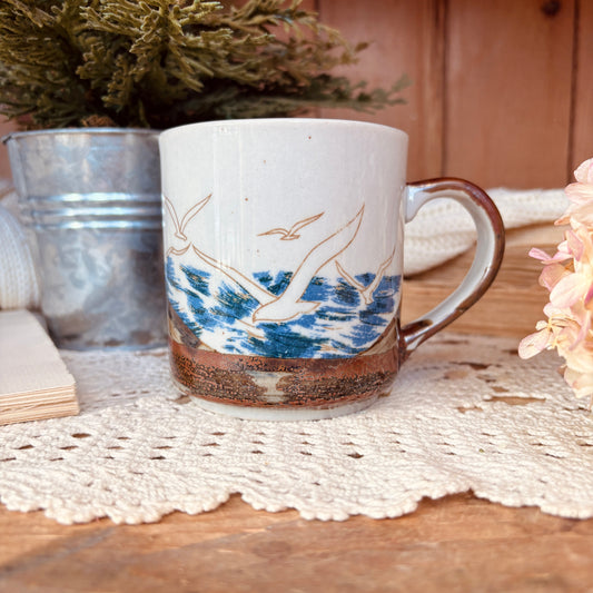 Tasse oiseau vintage