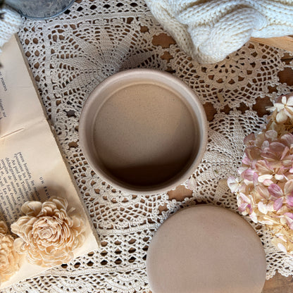 Coffret en céramique bicolore