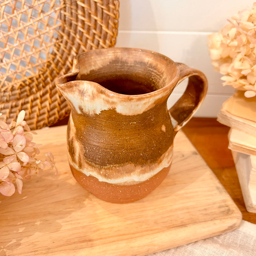 Small stoneware pitcher