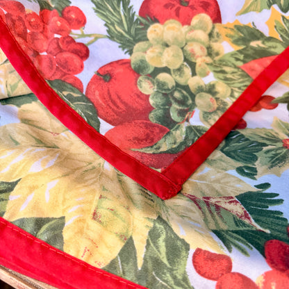 Nappe festive - poinsettia