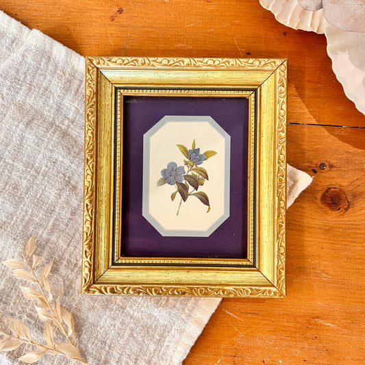 Vintage frame - floral print