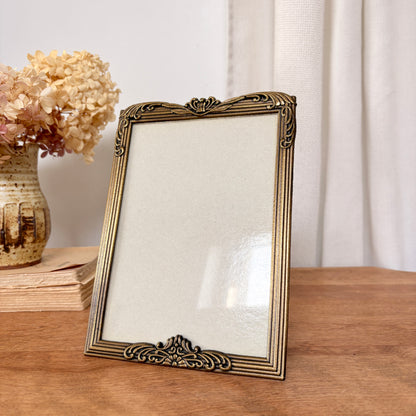 Golden photo frame
