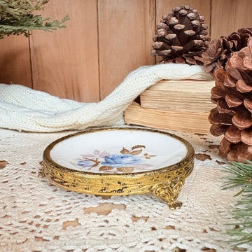 Coupelle porcelaine et laiton