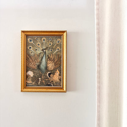 Cadre vintage avec impression sur papier beaux-arts - Le roi