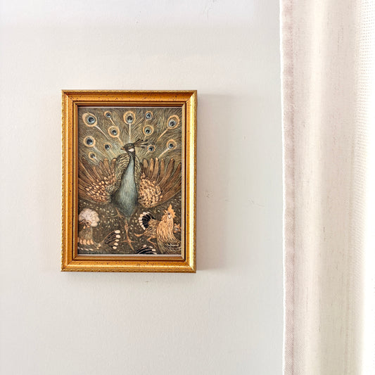 Cadre vintage avec impression sur papier beaux-arts - Le roi