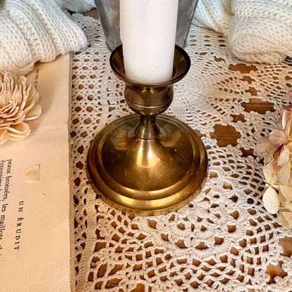 Brass candlestick