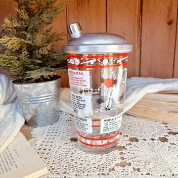 Art Deco glass shaker