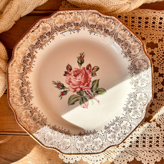 Assiette Briar Rose 22k