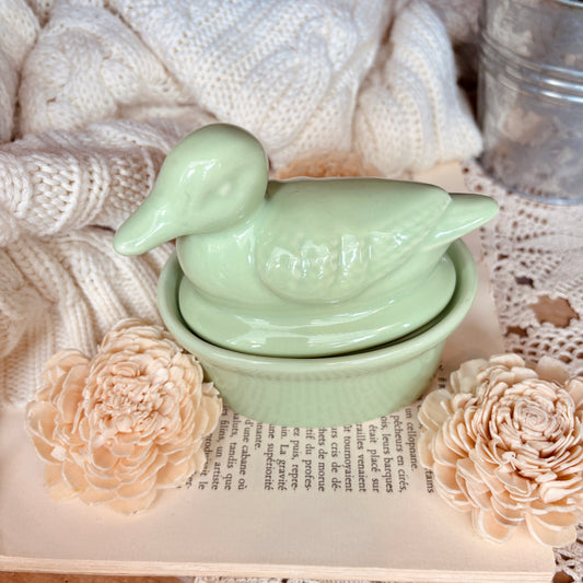 Boîte à Bijoux Décorative En Papier Mâché 'Le Canard' - Neuf Avec étiquettes - Marque Les Collections De Crinolines Et Pomponetes