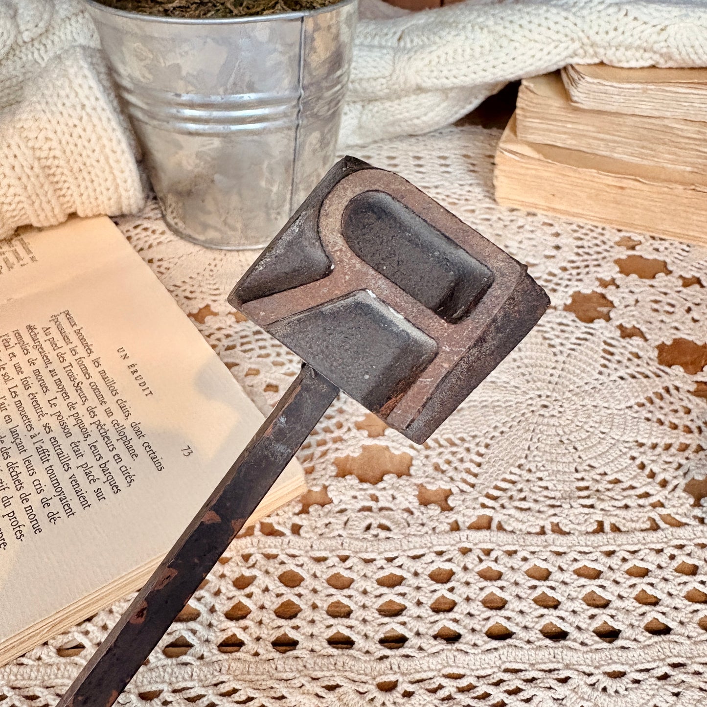 Fer à marquer vintage