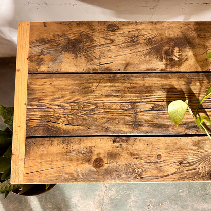 Table d'appoint bois recyclé