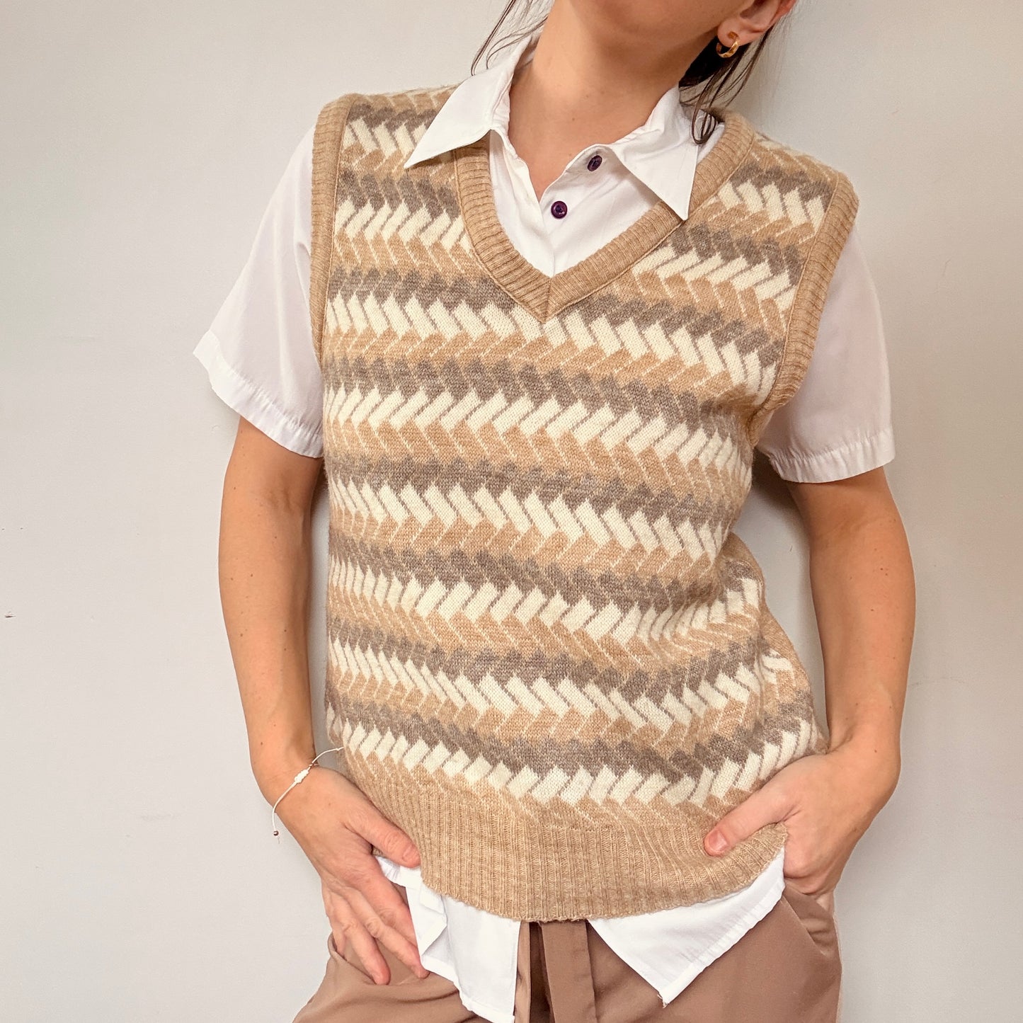 Débardeur Tons de beige