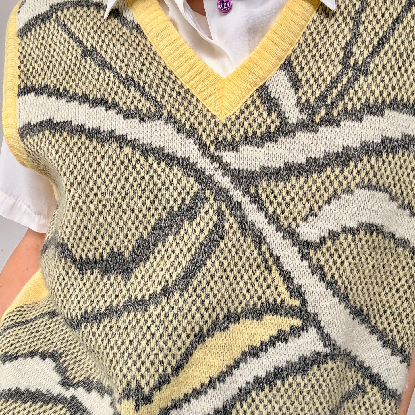 Débardeur Jaune et gris