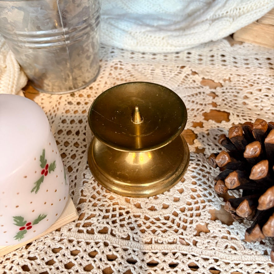 Brass candle holder
