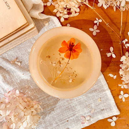 Dried flower jewelry box