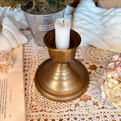 Brass candle holder