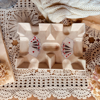 Porte jeux de carte en céramique