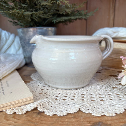 Stoneware gravy boat