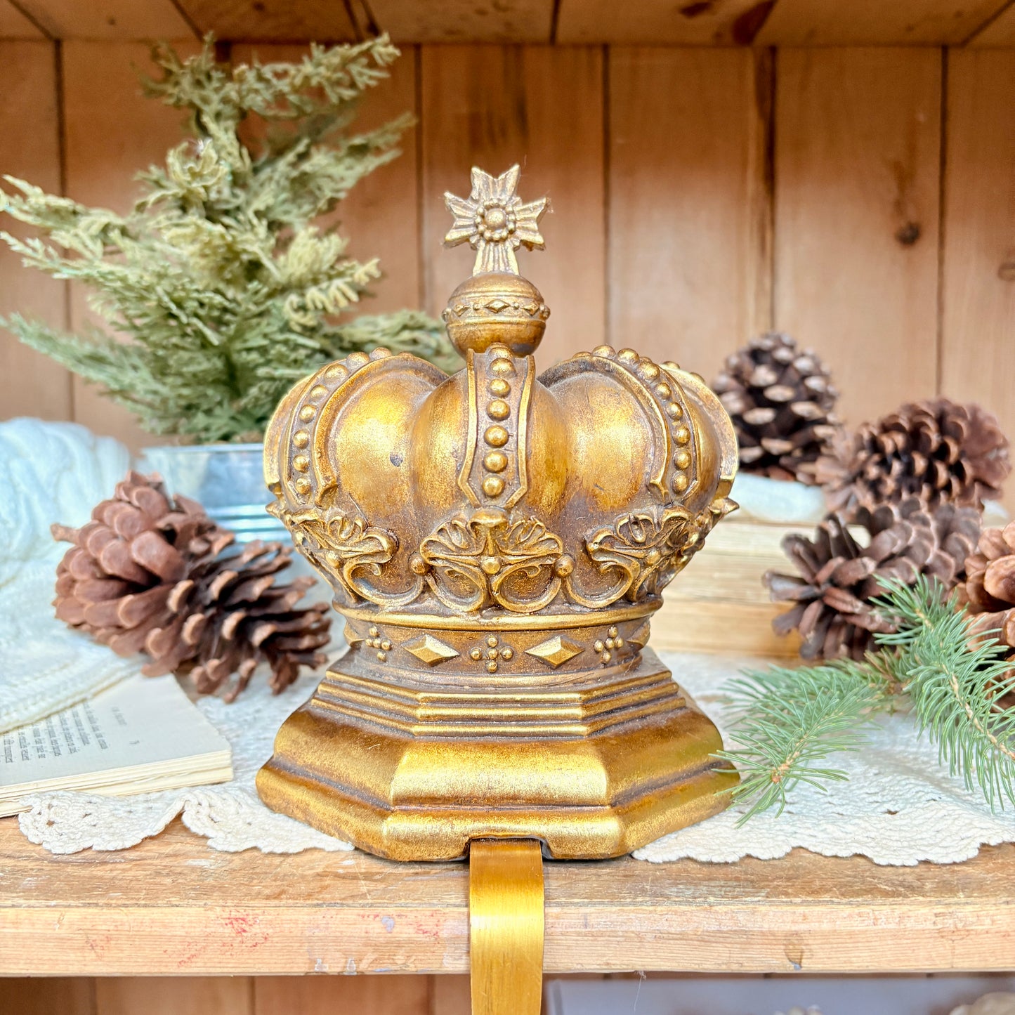 Duo de support pour bas de Noël