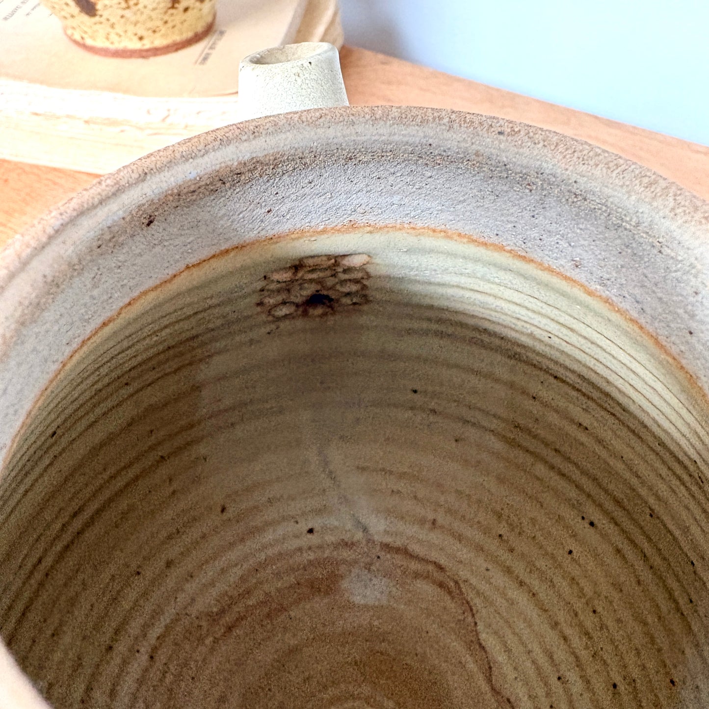Stoneware teapot