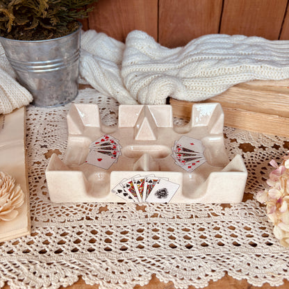 Porte jeux de carte en céramique