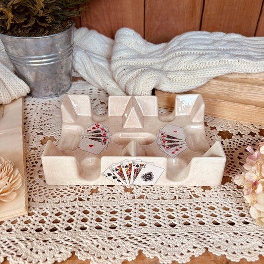 Porte jeux de carte en céramique