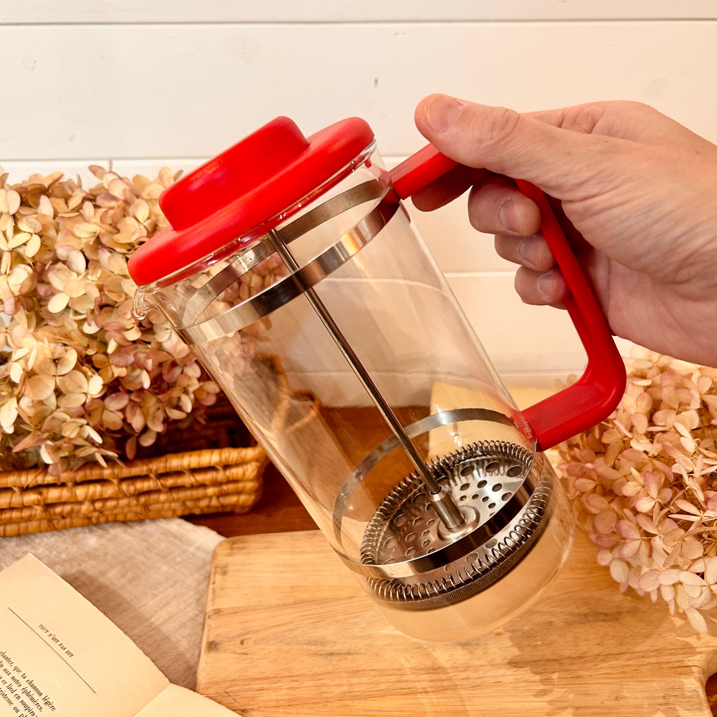 Cafetière à piston Bodum - rouge