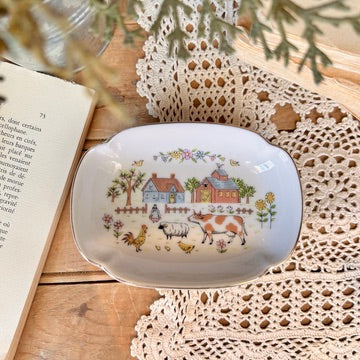 Porte savon en porcelaine