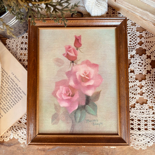 Vintage Frame - Roses