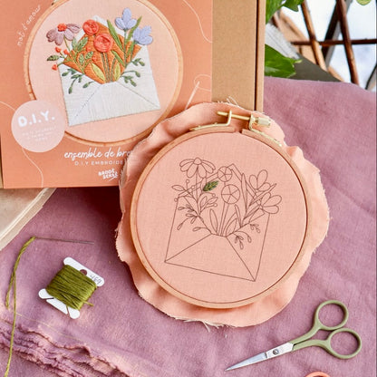 DIY embroidery set - Green greenhouse