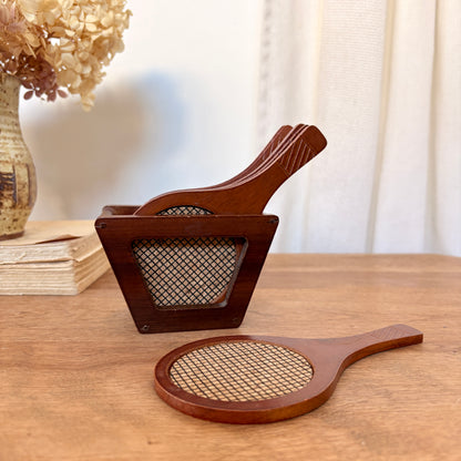 Sous-verres raquettes